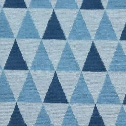 Bio Kuscheljacquard Dreiecke Petrol Von Stoffonkel -TextilKreativ Verkaufsgeschäft Dreiecke petrol von Stoffonkel Bio Kuscheljacquard 1419 2