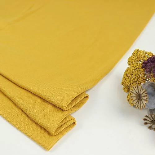 FINE RIB JERSEY In Amber Von Meet Milk 1 FINE RIB JERSEY In Amber Von Meet Milk