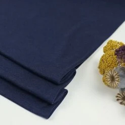 FINE RIB JERSEY In Blueberry Von Meet Milk