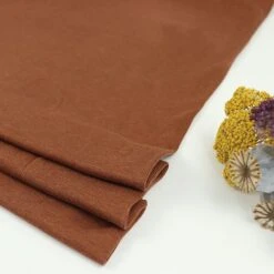 FINE RIB JERSEY In Pecan Von Meet Milk