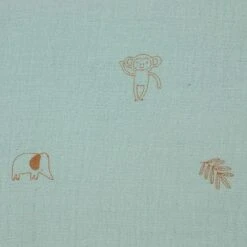 Bio Double Gauze Animals Nile -TextilKreativ Verkaufsgeschäft Gauze Animals Nile Bio Double 2044 2