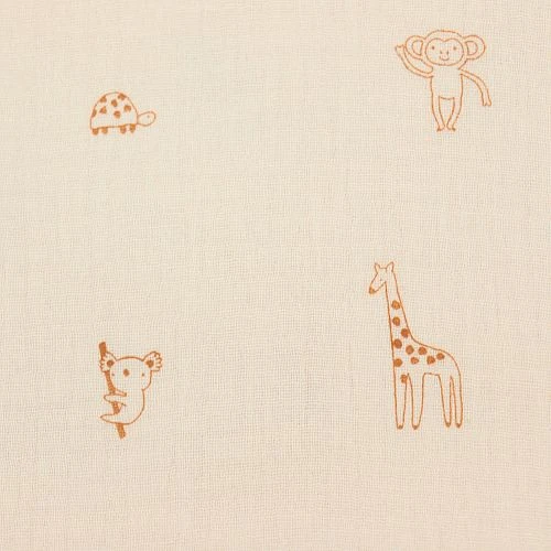 Bio Double Gauze Animals Sand 3 Bio Double Gauze Animals Sand – Bild 3