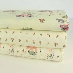 Bio Double Gauze Baumwollstoff Little Deer Weiß Von Birch Fabrics -TextilKreativ Verkaufsgeschäft Gauze Baumwollstoff Little Deer weiss von 258 2