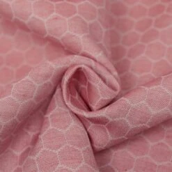 Bio Double Gauze Hexagon In Lanterne Rouge Von Amandine Cha -TextilKreativ Verkaufsgeschäft Gauze Hexagon in Lanterne Rouge von 1782 2