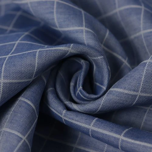 Bio Double Gauze Kariert In Hellblau U. Weiß Von Amandine Cha 3 Bio Double Gauze Kariert In Hellblau U. Weiß Von Amandine Cha – Bild 3