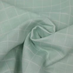Bio Double Gauze Kariert In Mintgrün U. Weiß Von Amandine Cha 5 Bio Double Gauze Kariert In Mintgrün U. Weiß Von Amandine Cha -TextilKreativ Verkaufsgeschäft Gauze kariert in mintgruen u weiss 1784 2