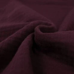 Bio Triple Gauze Uni In Aubergine Von Verhees -TextilKreativ Verkaufsgeschäft Gauze uni in Aubergine von Verhees 2266 2