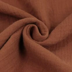 Bio Double Gauze Uni In Cognac Von Verhees 5 Bio Double Gauze Uni In Cognac Von Verhees -TextilKreativ Verkaufsgeschäft Gauze uni in cognac von Verhees 2159 2