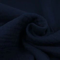 Bio Triple Gauze Uni In Navy Von Verhees -TextilKreativ Verkaufsgeschäft Gauze uni in navy von Verhees 2034 2