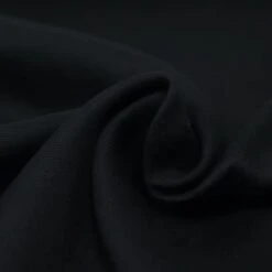 Bio Double Gauze Uni In Schwarz Von Amandine Cha -TextilKreativ Verkaufsgeschäft Gauze uni in schwarz von Amandine 1794 2