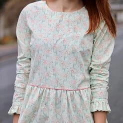 Bio Baumwollstoff Garden Grounds Budding Grün Von Art Gallery Fabrics -TextilKreativ Verkaufsgeschäft Gruen von Art Gallery Fabrics Bio 255 5