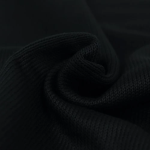 Bio Interlock Strick Uni Schwarz 2 Bio Interlock Strick Uni Schwarz – Bild 2