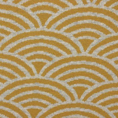 Bio Interlock Jacquard Regenbogen In Curry - Nevis Von Stoffonkel 3 Bio Interlock Jacquard Regenbogen In Curry - Nevis Von Stoffonkel – Bild 3