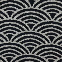 Bio Interlock Jacquard Regenbogen In Dark Blue - Nevis Von Stoffonkel -TextilKreativ Verkaufsgeschäft Jacquard Regenbogen in Dark Blue Nevis 902 2