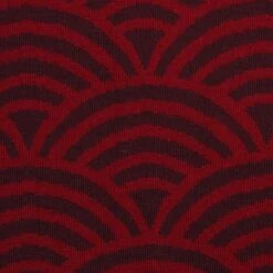 Bio Kuschel-Jacquard Regenbogen In Kirsche Von Stoffonkel -TextilKreativ Verkaufsgeschäft Jacquard Regenbogen in Kirsche von Stoffonkel 1412 2