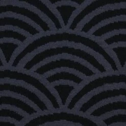 Bio Kuschel-Jacquard Regenbogen In Grau-schwarz Von Stoffonkel -TextilKreativ Verkaufsgeschäft Jacquard Regenbogen in grau schwarz von 1650 2