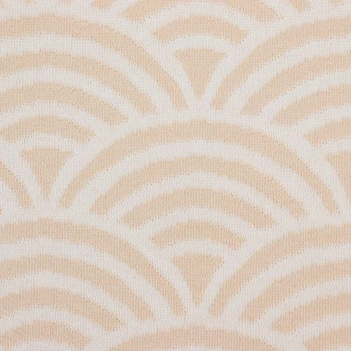 Bio Kuschel-Jacquard Regenbogen In Macadamia Von Stoffonkel 3 Bio Kuschel-Jacquard Regenbogen In Macadamia Von Stoffonkel – Bild 3