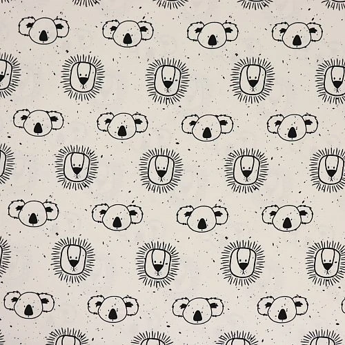 Bio Jersey Motiv Coole Koalas Von Stoffonkel 2 Bio Jersey Motiv Coole Koalas Von Stoffonkel – Bild 2