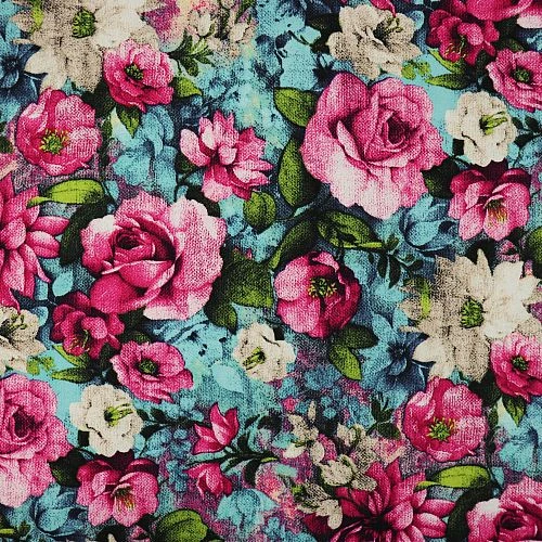 Bio Jersey Motiv Flower Garden Von Stoffonkel 2 Bio Jersey Motiv Flower Garden Von Stoffonkel – Bild 2