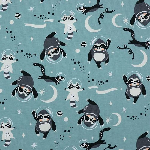 Bio Jersey Motiv Space Walker Von Stoffonkel 2 Bio Jersey Motiv Space Walker Von Stoffonkel – Bild 2