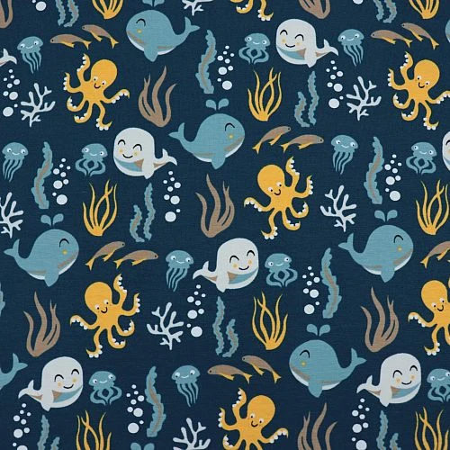 Bio Jersey Motiv Unter Dem Meer Von Stoffonkel 2 Bio Jersey Motiv Unter Dem Meer Von Stoffonkel – Bild 2