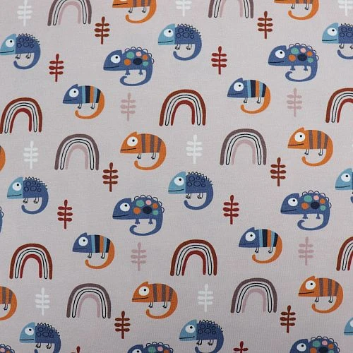 Bio Jersey Stoff Chamelions 2 Bio Jersey Stoff Chamelions – Bild 2