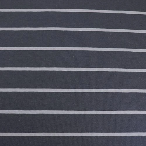 Bio Jersey Stoff Streifen Granit Schiefer Streifenjersey 2 Bio Jersey Stoff Streifen Granit Schiefer Streifenjersey – Bild 2