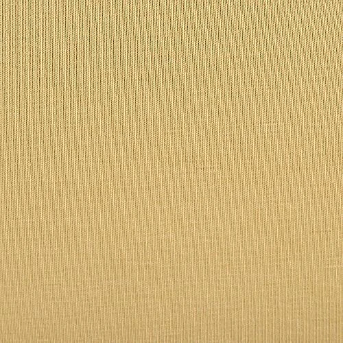Bio Jersey Stoff Uni Cream Braun 2 Bio Jersey Stoff Uni Cream Braun – Bild 2