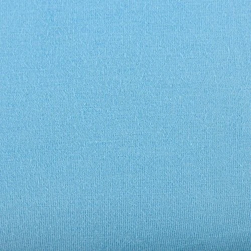 Bio Jersey Stoff Uni Himmelblau 2 Bio Jersey Stoff Uni Himmelblau – Bild 2