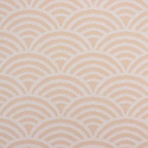 Bio Kuschel-Jacquard Regenbogen In Macadamia Von Stoffonkel 2 Bio Kuschel-Jacquard Regenbogen In Macadamia Von Stoffonkel – Bild 2