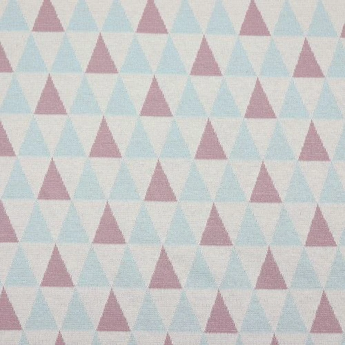 Bio Kuscheljacquard Dreiecke Pastell Von Stoffonkel 2 Bio Kuscheljacquard Dreiecke Pastell Von Stoffonkel – Bild 2