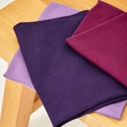 Neva 2x1 Lyocell Bündchen Gerippt In Cherry Von Meet MILK -TextilKreativ Verkaufsgeschäft Lyocell Buendchen gerippt in Cherry von 2228 2