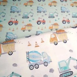 Bio Jersey Motiv Mini Trucks Von Stoffonkel -TextilKreativ Verkaufsgeschäft Mini Trucks von Stoffonkel Bio Jersey 2349 3