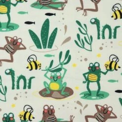 Bio Jersey Motiv Am Froschteich Von Stoffonkel -TextilKreativ Verkaufsgeschäft Motiv Am Froschteich von Stoffonkel Bio 1531 2