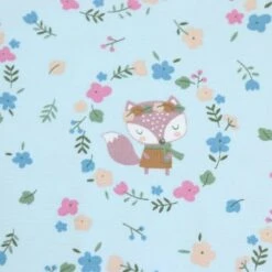 Bio Jersey Motiv Liese Und Lotte In Blau Von Stoffonkel -TextilKreativ Verkaufsgeschäft Motiv Liese und Lotte in blau 1504 2