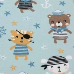 Bio Jersey Motiv Matrosen Von Stoffonkel -TextilKreativ Verkaufsgeschäft Motiv Matrosen von Stoffonkel Bio Jersey 1747 2