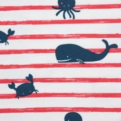 Bio Jersey Motiv Puckwal Rot Von Stoffonkel -TextilKreativ Verkaufsgeschäft Motiv Puckwal rot von Stoffonkel Bio 1604 2