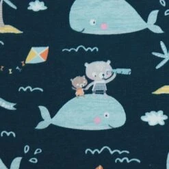 Bio Jersey Motiv Travel Bear In Water By Night Von Stoffonkel -TextilKreativ Verkaufsgeschäft Motiv Travel Bear in water by 2003 2