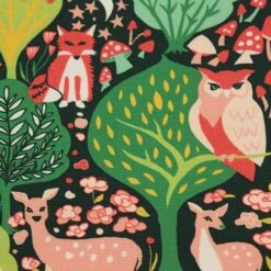 Bio Canvas Motiv Twilit Forest Vert Von Monaluna -TextilKreativ Verkaufsgeschäft Motiv Twilit Forest Vert von Monaluna 1892 2