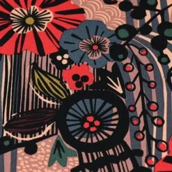 Bio Canvas Motiv Way Of Flowers Von Cloud9 -TextilKreativ Verkaufsgeschäft Motiv Way of Flowers von Cloud9 1495 2