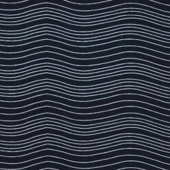Bio Jersey Motiv Wellenmuster Von Fabrilogy In Navy -TextilKreativ Verkaufsgeschäft Motiv Wellenmuster von Fabrilogy in navy 935 2