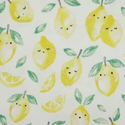 Bio Jersey Motiv Zitronen Aquarell Von Stoffonkel In Weiß -TextilKreativ Verkaufsgeschäft Motiv Zitronen Aquarell von Stoffonkel in 846 2