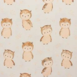 Bio Jersey Motiv Kleine Eule Mini In Aquarellmaltechnik Von Stoffonkel -TextilKreativ Verkaufsgeschäft Motiv kleine Eule mini in Aquarellmaltechnik 2295 2