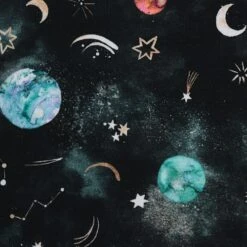 Bio Jersey New Galaxy In Schwarz -TextilKreativ Verkaufsgeschäft New Galaxy in schwarz Bio Jersey 1713 2