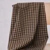 ORGANIC GINGHAM COTTON In Black/Camel Von Mind The MAKER