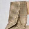 ORGANIC GINGHAM COTTON In Calm Grey/Dry Mustard Von Mind The MAKER