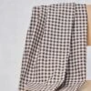 ORGANIC GINGHAM COTTON In Rose/Green Khaki Von Mind The MAKER