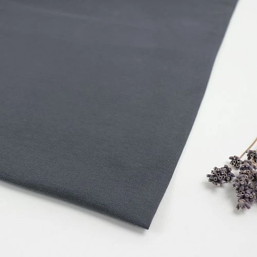 Organic Single Stretch Jersey In Calm Grey Von Mind The MAKER 1 Organic Single Stretch Jersey In Calm Grey Von Mind The MAKER