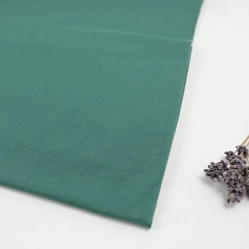 Organic Single Stretch Jersey In Chalky Green Von Mind The MAKER 1 Organic Single Stretch Jersey In Chalky Green Von Mind The MAKER