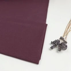 Organic Single Stretch Jersey In Grape Von Mind The MAKER